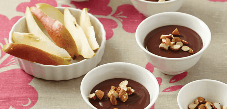 Chocolate custard pudding