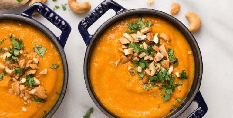 Ginger and turmeric spiced carrot soup - Intercare Health Hub