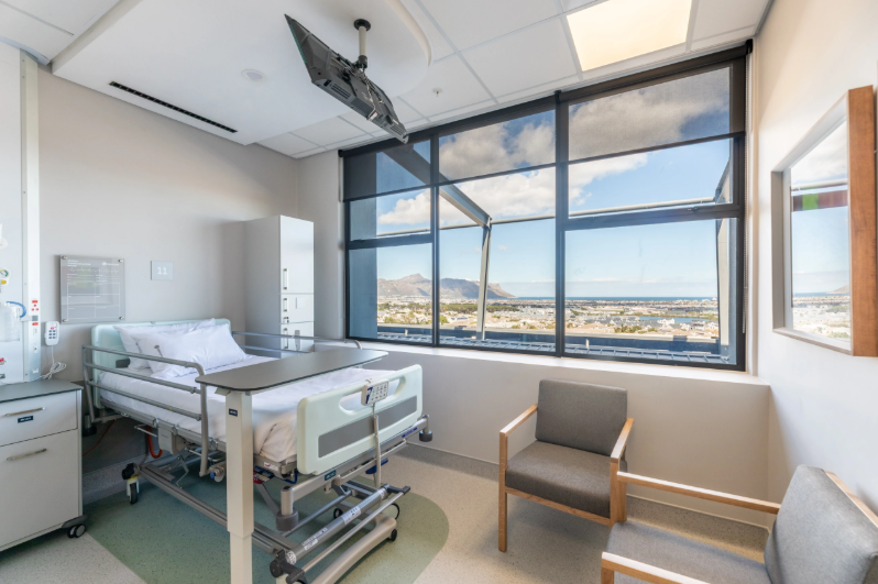Comfortable shared and private patient rooms designed for recovery.