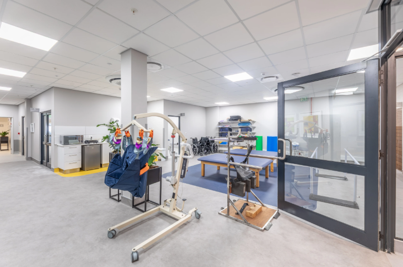 Dedicated physiotherapy and occupational therapy gym